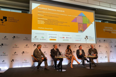 Shropshire Chamber president joins panel at international trade conference