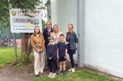 Morris Property helps local school with wall refurbishment