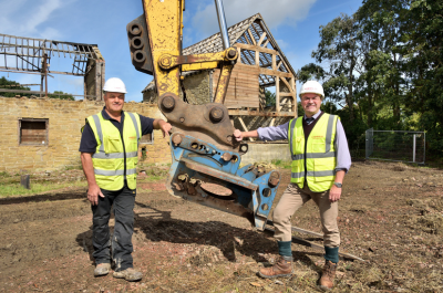 Building project underway at popular South Shropshire Holiday Village