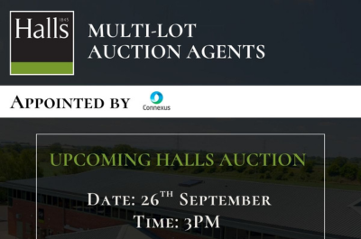 Halls Appointed by Connexus to Auction a Collection of Residential Properties Across England